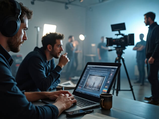 海外TVCMの英語ナレーターとディレクター派遣(スタジオ収録)