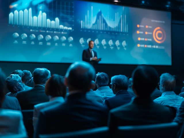 株主総会・自社カンファレンスのMC司会依頼・出張派遣のイメージ画像