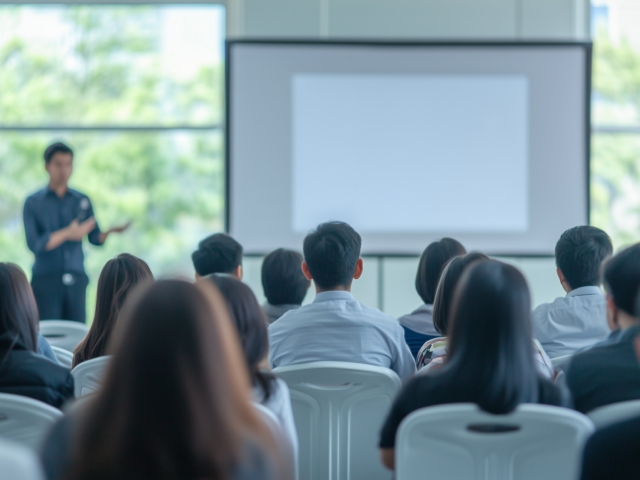 国土交通省主催シンポジウム(日英同時通訳)のMC手配のイメージ画像
